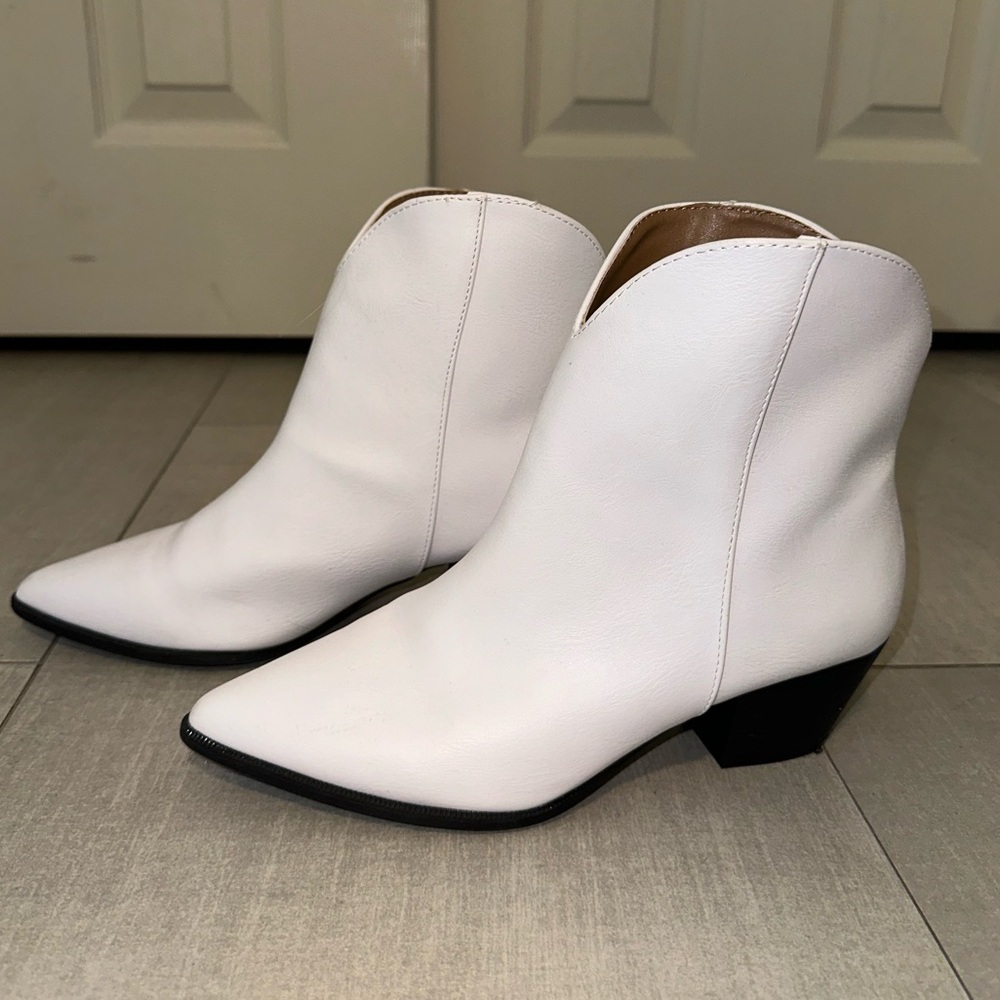 White booties